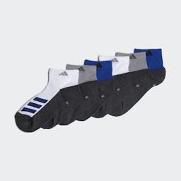 Cushioned Angle Stripe Low-Cut Socks 6 Pairs