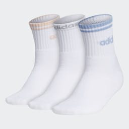 Sport Stripe High Quarter Socks 3 Pairs